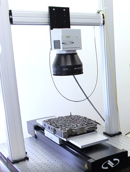 SURFACEINSPECT™系列检查汽车阀体的平面度